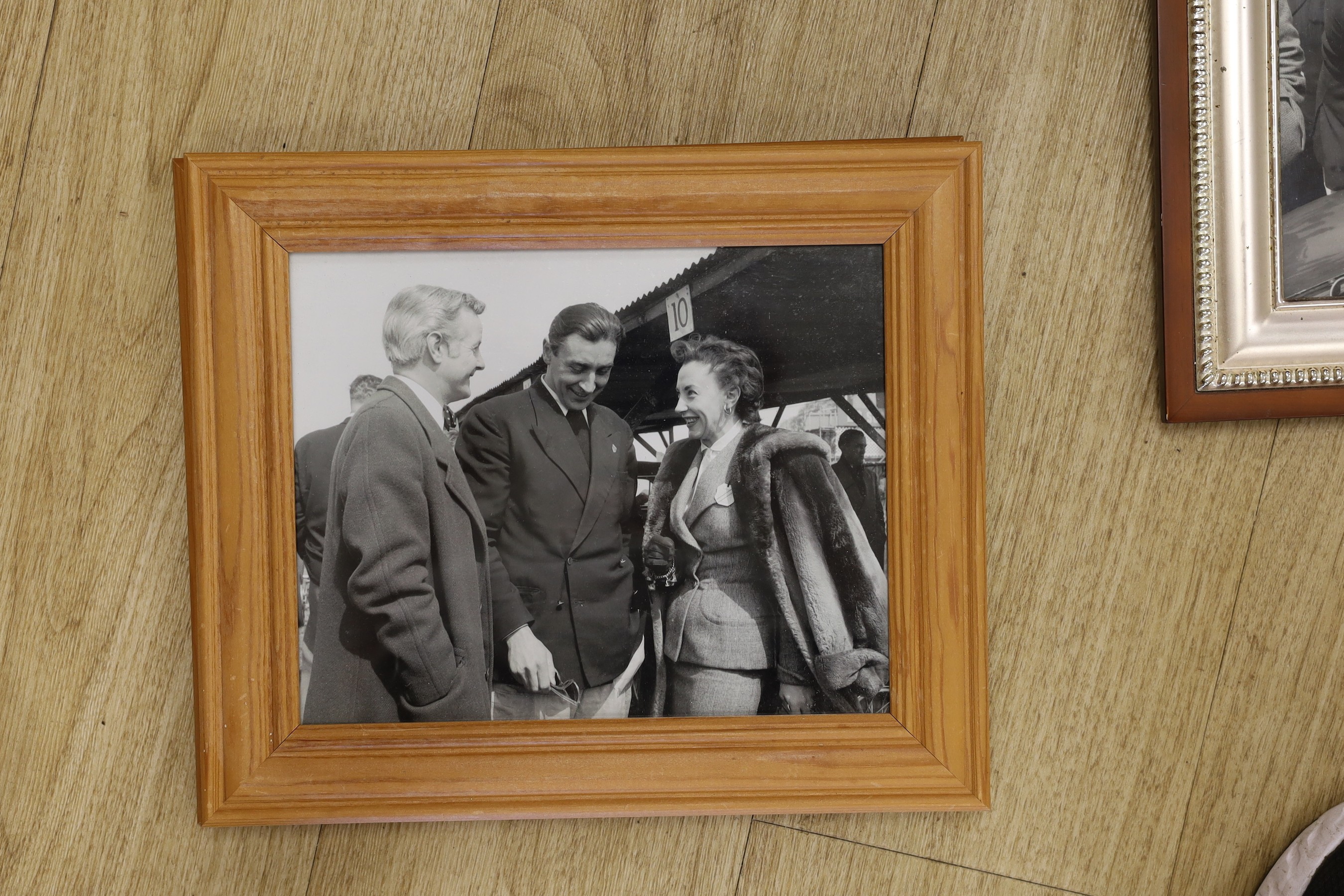 A quantity of mid 20th century photographs of Goodwood festival of speed
